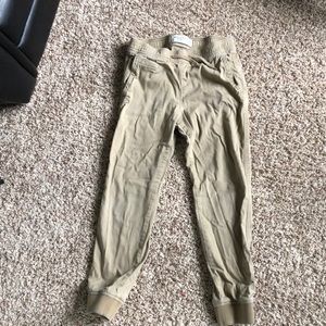 Boys Abercrombie joggers khakis